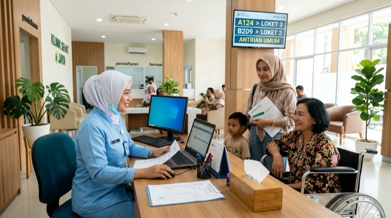 Pendaftaran dan Antrean Pasien Klinik
