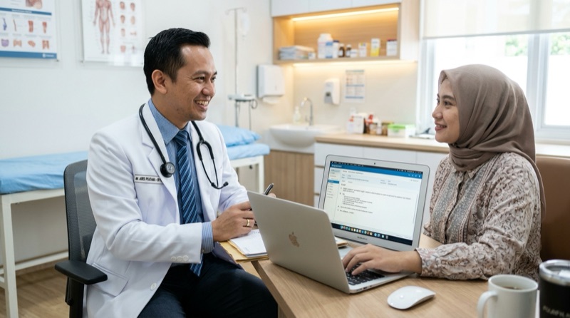 Pencatatan Rekam Medis Elektronik SOAP Dokter